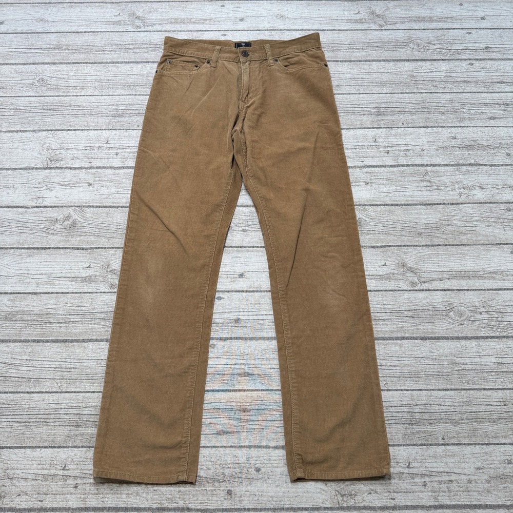 GAP Pants Men's 30x32 Brown Straight Fit Mid Rise Corduroy Classic Western Retro